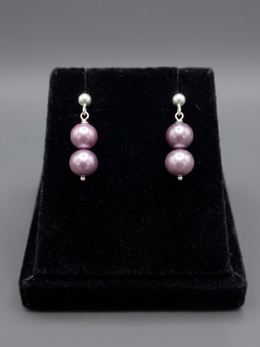 Lilac Bubble Earrings
