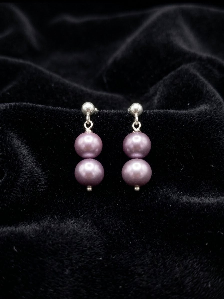 Lilac Bubble Earrings